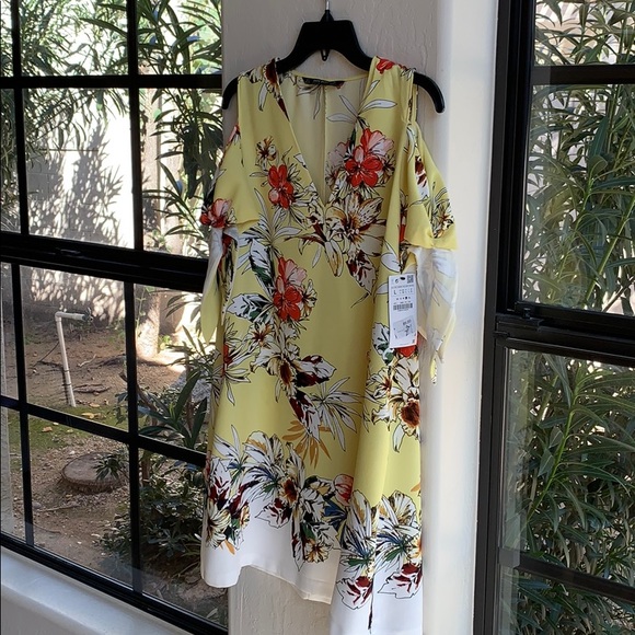 Zara - yellow spring dress - Picture 2 of 4